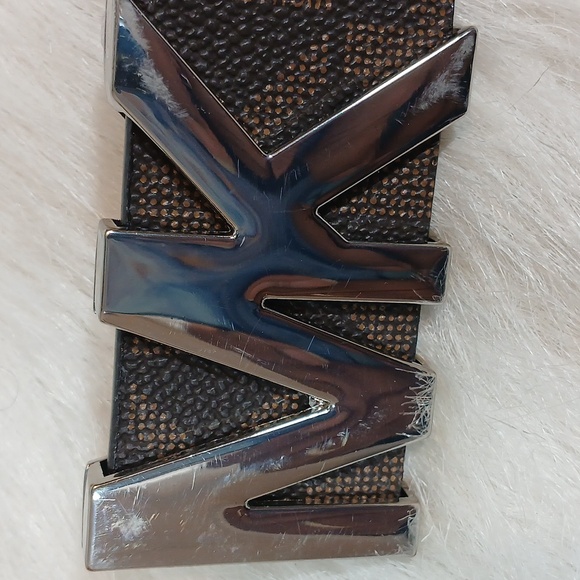 Michael Kors MK Women's Brown Belt Sz Medium - Picture 7 of 8